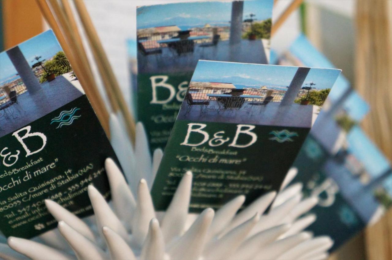 קסטלמרה די סטביה B&B Occhi Di Mare מראה חיצוני תמונה